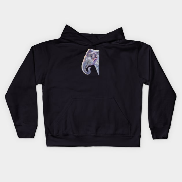 Elephant Kids Hoodie by Tim Jeffs Art